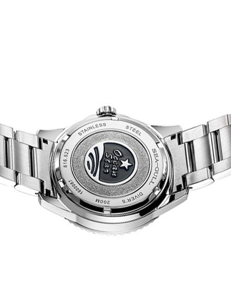 Sea-Gull 44mm Ocean Star Automatic Dive Watch with Sapphire Crystal #816.523blk