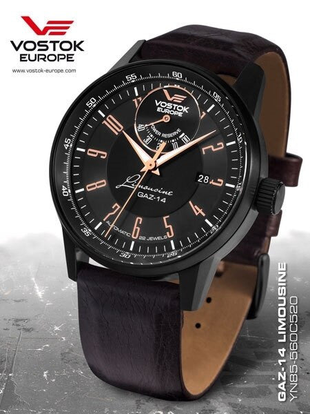 Vostok-Europe Men's Gaz-Limo Automatic with Power Reserve Indicator #560C520
