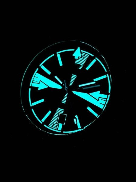 Vostok-Europe Radio Room, Dual Time Automatic Watch with an Orange and Black Bezel #2255220