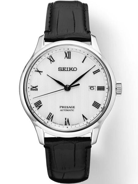 Seiko Presage Automatic Dress Watch with 41.7mm Case, and Curved Sapphire Crystal  #SRPC83