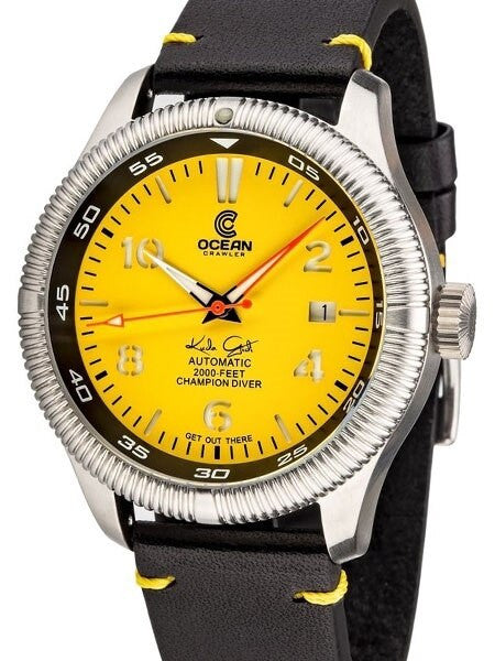 Ocean Crawler Champion Diver Swiss Automatic Watch with AR Sapphire Crystal #CD-225