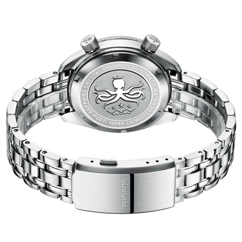PHOIBOS Eagle Ray 200-Meter Automatic Dive Watch with Double Dome AR Sapphire Crystal #PY029C