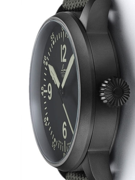 Laco Bell X1 Type A Dial Automatic Pilot Watch with PVD Case and Sapphire Crystal #861907