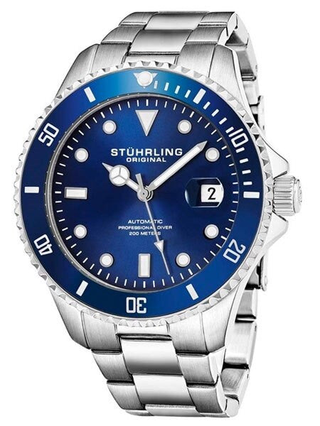 Stuhrling Regatta 200 Meter Automatic Dive Watch with 42mm Case #792.02