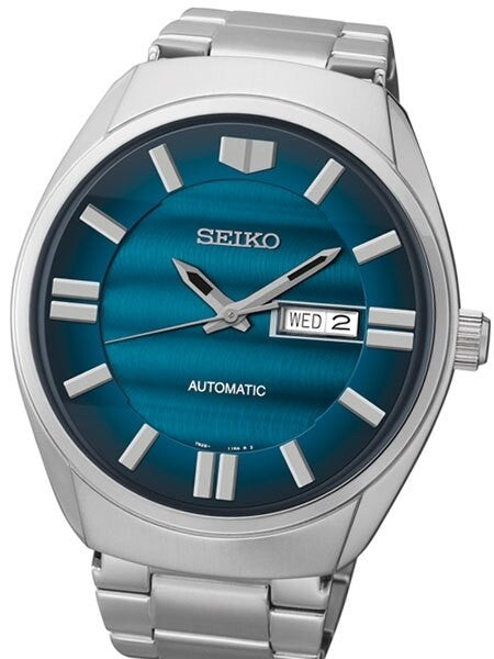 Seiko Recraft Series Automatic Watch with 43.5mm Stainless Steel Case and Matching Bracelet #SNKN03