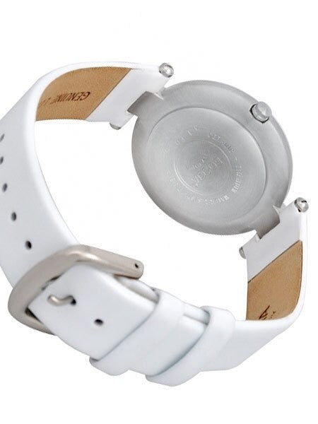 Boccia Ladies Quartz Watch with Titanium and White Ceramic Case #3190-01