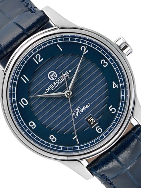 Melbourne Portsea Heritage Automatic Watch with Blue Dial, Sapphire Crystal #PS.40.A.3HD.05