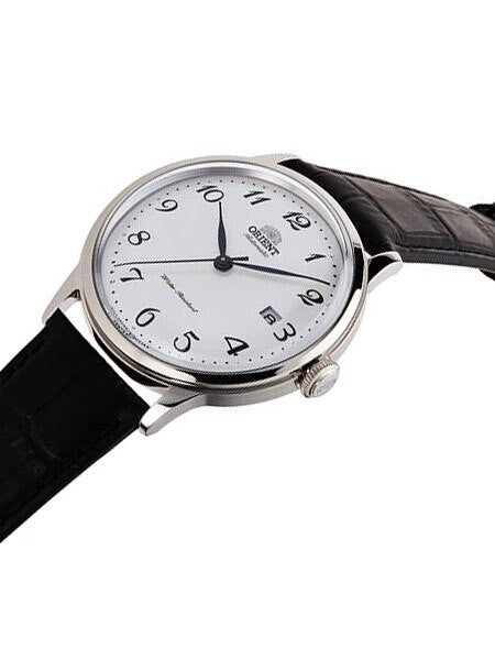 Orient 5th-Gen Automatic Dress Watch with White Dial, Arabic Numerals #RA-AC0003S10A