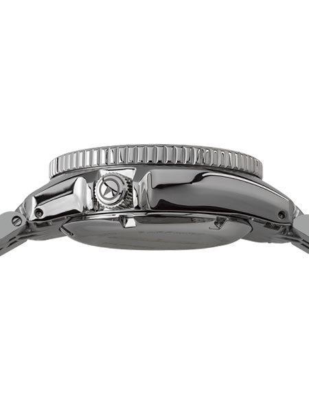 Islander 38mm Automatic Purple Dive Watch with Solid-Link Bracelet, AR Double Dome Sapphire Crystal, and Luminous Sapphire Bezel Insert #ISL-64