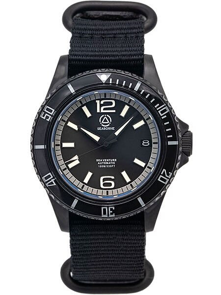 Seaborne Sea Venture 100-Meter Automatic Dive Watch with a 41mm Case and an AR Sapphire Crystal #SB-SV-004-TAC