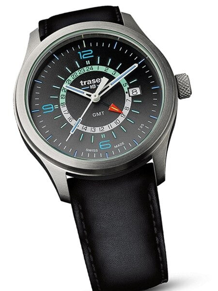 Traser P59 Aurora GMT, Dual-Time Watch with an Anti-Reflective Sapphire Crystal #107231