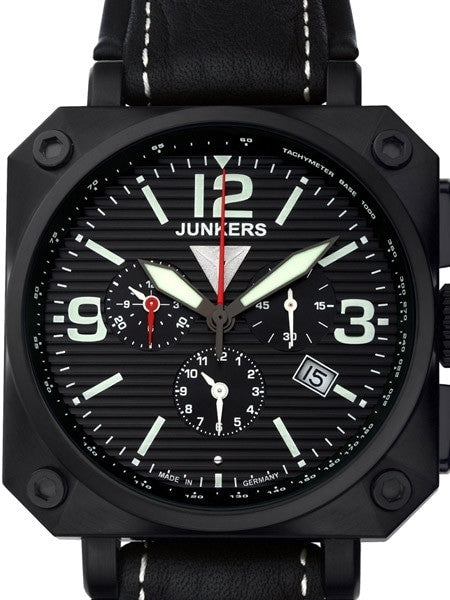 Junkers Horizon Airplane Chronograph Watch with Alarm #6792-2