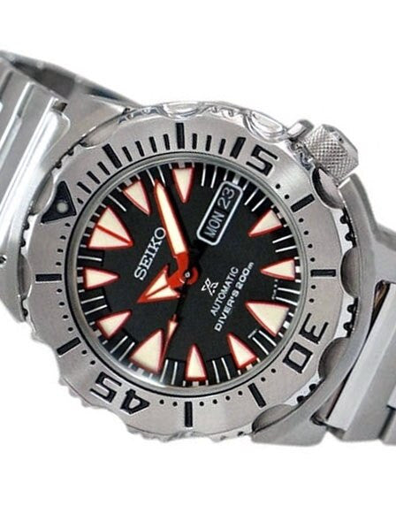 Seiko 2nd Generation Black-Red Monster with new 24-Jewel Automatic Movement #SRP313K2