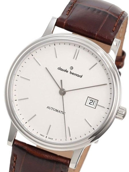 Claude Bernard Swiss Made ETA Automatic Dress Watch #80084-3-AIN