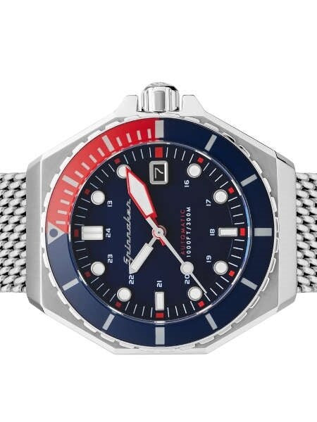 Spinnaker Dumas Automatic 300 Meter Dive Watch with Stainless Steel Mesh Bracelet #SP-5081-66