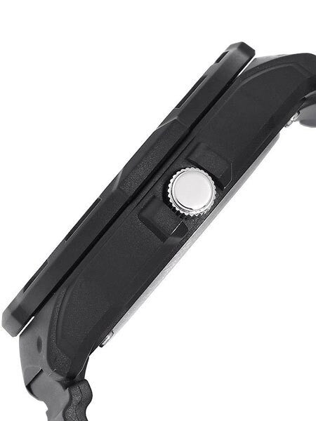 Casio Black Resin Quartz Analog Diver-Style Watch with Rotating Bezel #MRW-200H-4B