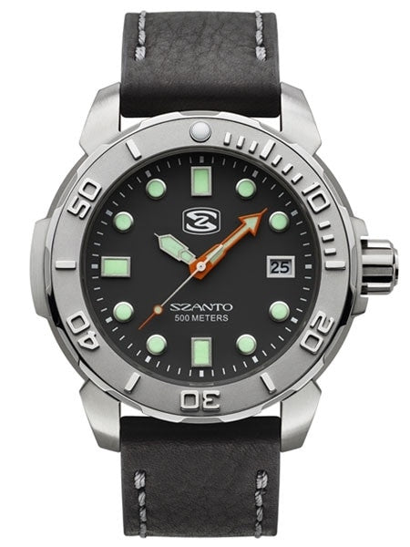 Szanto 47mm Stainless Steel, 500 Meter Quartz Dive Watch #5101