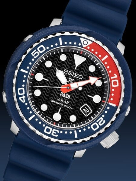 Seiko Prospex Special Edition PADI Dive Watch with Solar Movement #SNE499