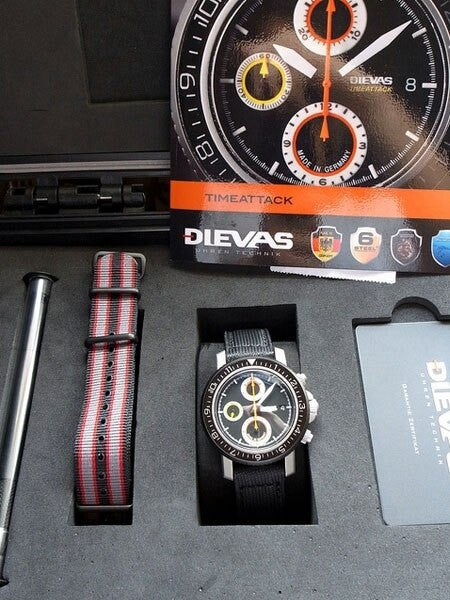 New! German Made Dievas TimeAttack Racing Inspired Chronograph Watch