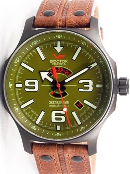 Vostok-Europe Expedition North Pole-1 Automatic Watch with 24-hour Sub-Dial #5954227