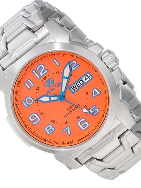 Reactor Atom Watch with SuperLuminova Illumination, Stainless Steel Case and Bracelet #68008