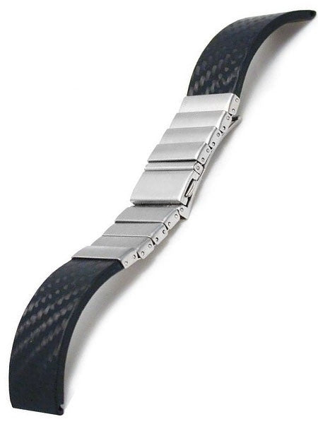 Vollmer Carbon Fiber and Stainless Steel Watch Bracelet #11002H7