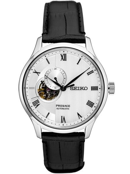 Seiko Presage Open-Heart Automatic Dress Watch with 41.8mm Case #SSA379