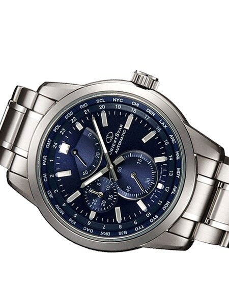 Orient Star Automatic World Time Watch, Power Reserve, AR Sapphire Crystal #JC00002D