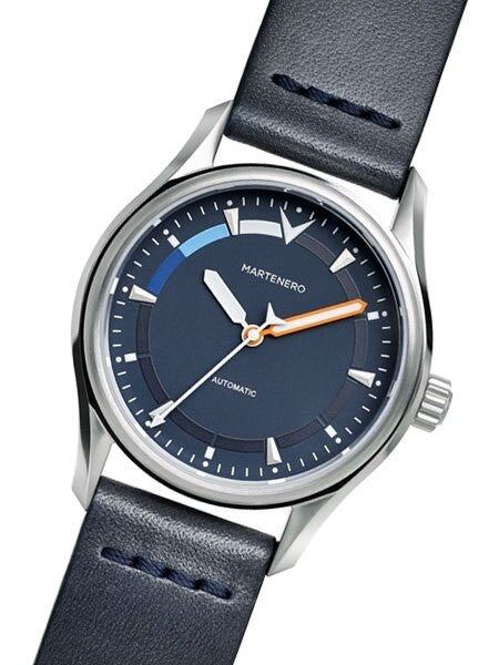 Martenero Founder Automatic Sport Watch with Marine Blue Dial, Sapphire Crystal #FDR007