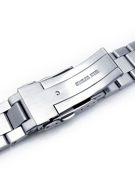 Strapcode 22mm Endmill watch bracelet for SEIKO Diver SKX007 Curved End #SS221803B033