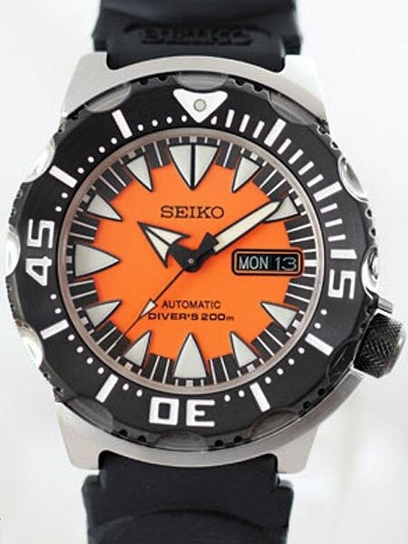 Seiko 2nd Generation Orange Monster with new 24-Jewel Automatic Movement #SRP315K1
