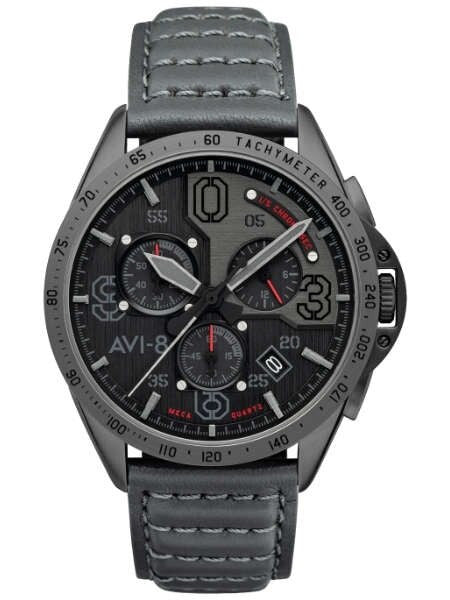 AVI-8 Brevet Blakeslee Pilot Chronograph Watch #AV-4077-03