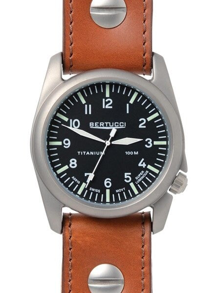 Bertucci A-4T Titanium Aero Field Watch with Swiss Quartz Movement #13401