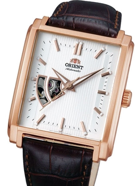 Orient Producer Automatic Dress Watch with Open-Heart, Pinstriped Dial #DBAD002W