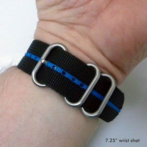 3-Ring Nylon Tactical Field Strap with Matte Finish Steel Buckle #TFS-21-SS