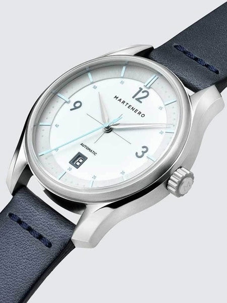 Martenero Kerrison Automatic Watch with Silver Dial, Sapphire Crystal #KER002