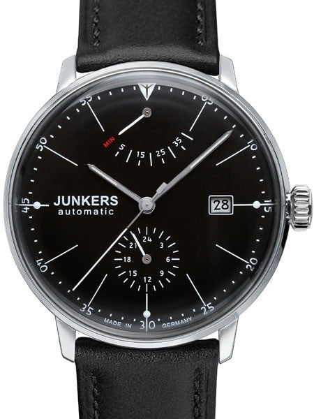 Junkers Bauhaus Automatic Watch with Power Reserve and 24hr