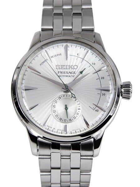 Seiko Presage "Cocktail Time" Automatic Dress Watch with Power Reserve Indicator #SSA341J1