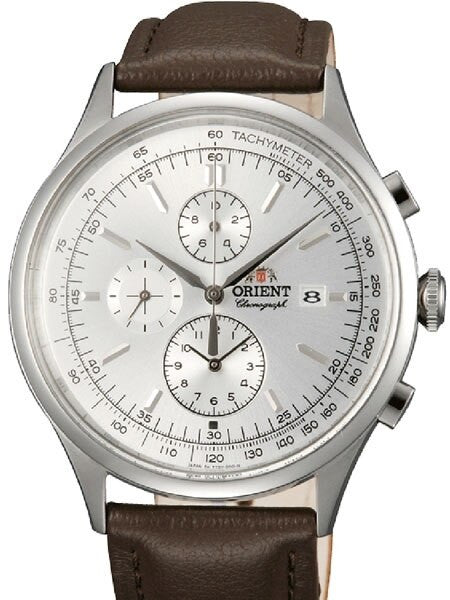 Scratch and Dent - Orient Monterey Quartz Chronograph with 12-Hour Totalizer and Tachymeter #TT0V004W-SND1