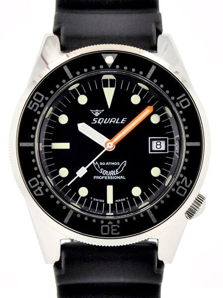 Scratch and Dent - Squale 500 meter Professional Swiss Automatic Dive watch with Sapphire Crystal #1521-026-A