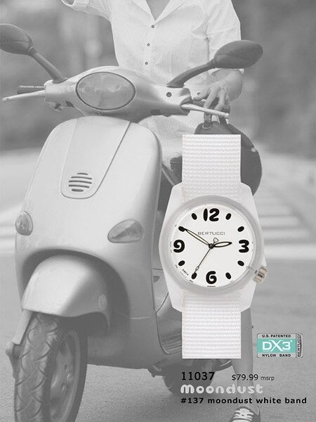 Bertucci Women's Moondust Resin Watch, Matching Nylon Strap and Dial - 11037