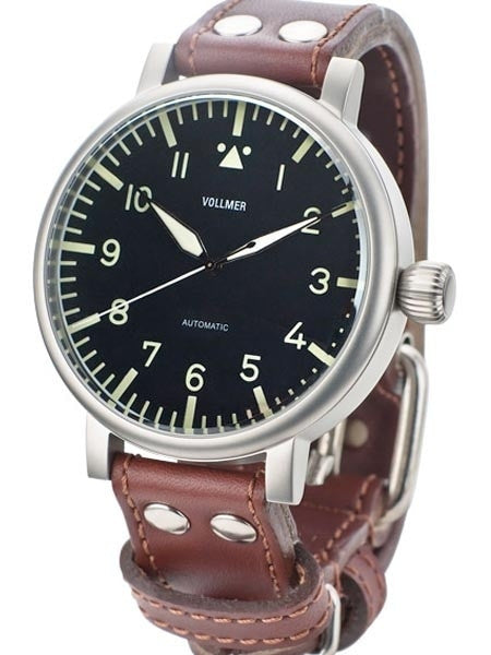 Vollmer W585A Kampfgruppen WWII-Style 55mm Limited Edition Aviator Type A Dial Watch