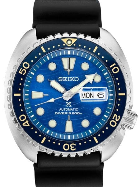 Seiko King Turtle Prospex Automatic Dive Watch with Blue Dial and a Sapphire Crystal #SRPE07