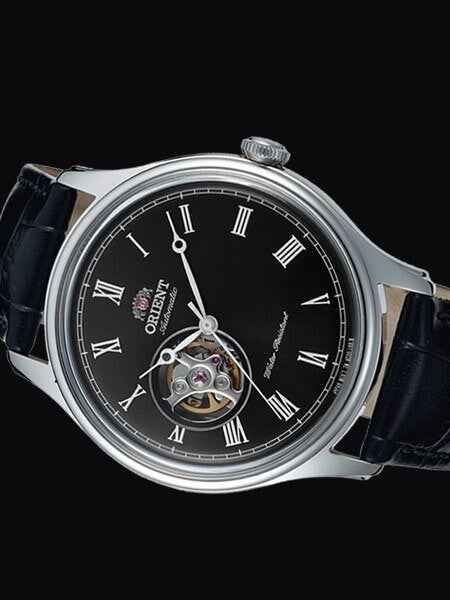Orient Envoy Open-Heart Automatic Watch with Leather Strap #AG00003B