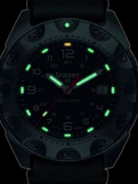 Traser Survivor Military Watch with Green Tritium Illumination and Sapphire Crystal #105470