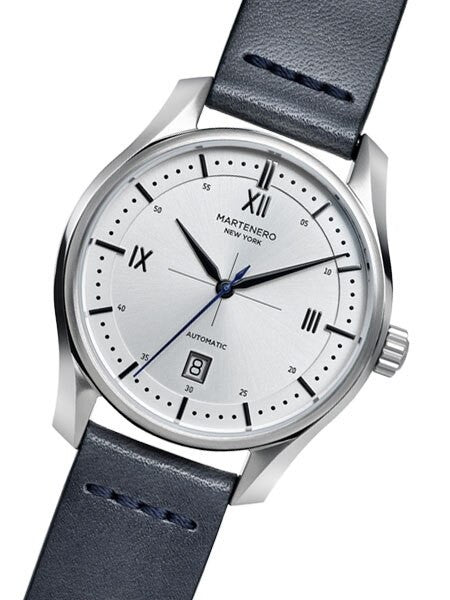 Martenero Marquis Automatic Dress Watch with Silver Dial, Sapphire Crystal #MQS002