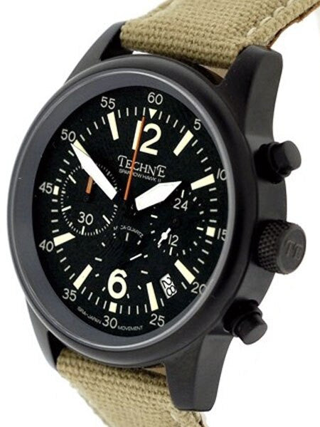Techne 41.5mm SparrowHawk II Quartz Chronograph with 24-Hour Sub-Dial  #477.132