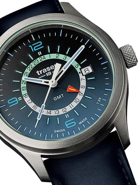 Traser P59 Aurora GMT, Dual-Time Watch with an Anti-Reflective Sapphire Crystal #107035