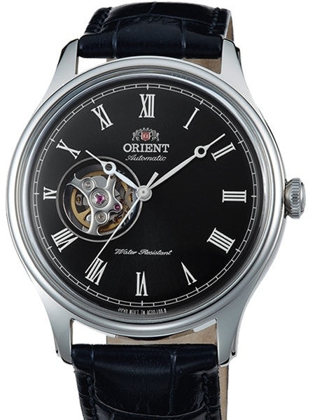 Scratch and Dent - Orient Envoy Open-Heart Automatic Watch with Leather Strap #AG00003B