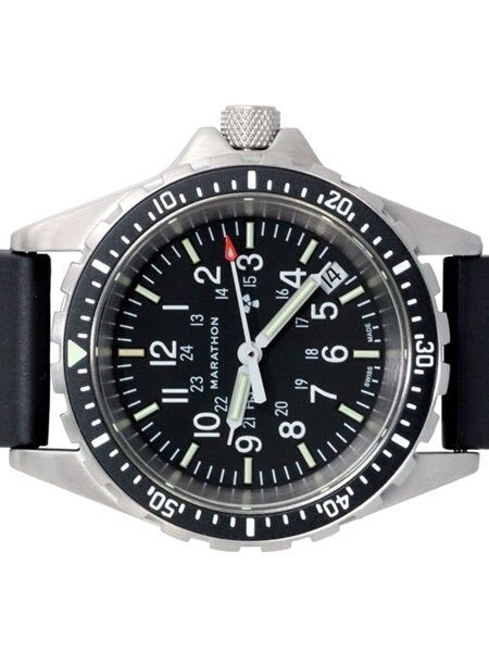Scratch and Dent - Marathon (Medium) Swiss Made, TSAR Quartz Military Divers Watch with Sapphire Crystal #WW194027